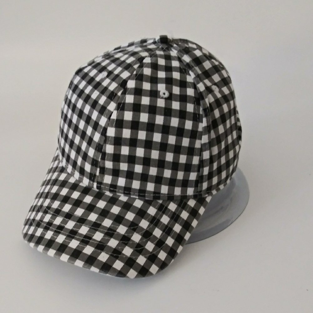 LAST DAY Plaid Checked Baseball Cap Hat New
